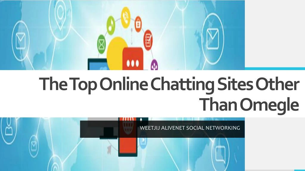 the top online chatting sites other than omegle