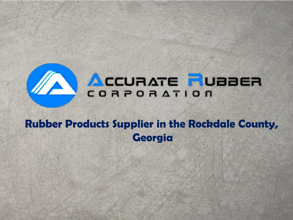 rubber products supplier in the rockdale county