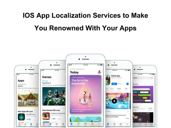 IOS App Localization Services to Make You Renowned With Your Apps