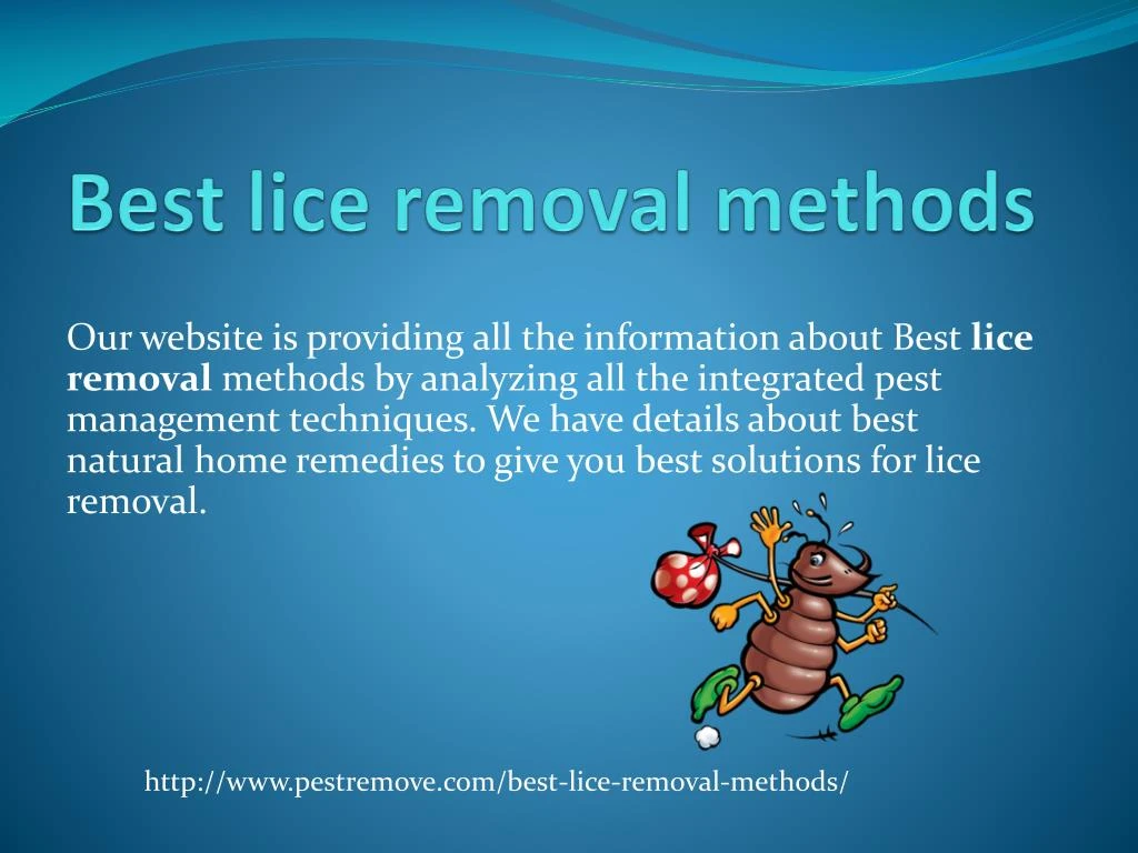 best lice removal methods