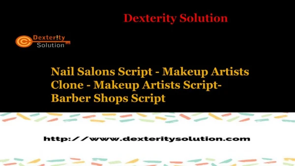 Nail Salons Script - Makeup Artists Clone - Makeup Artists Scrip - Barber Shops Script