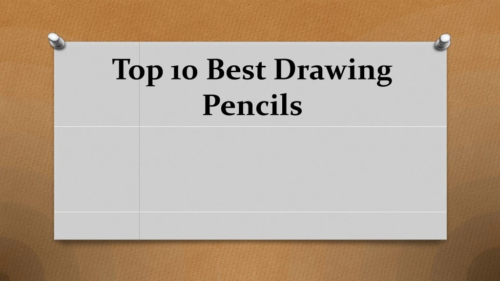 top 10 best drawing pencils