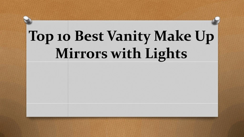 top 10 best vanity make up mirrors with lights