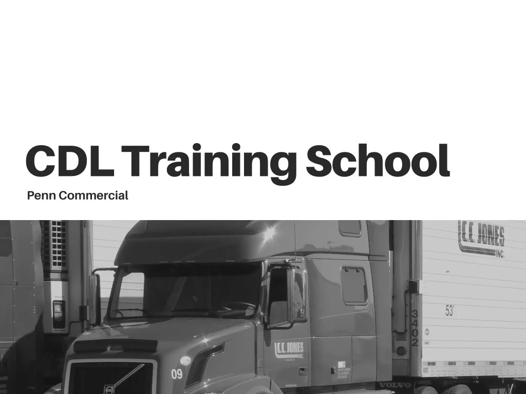 cdl training school penn commercial