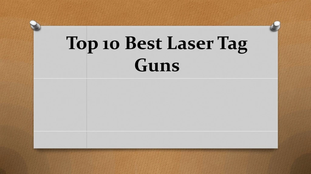 top 10 best laser tag guns