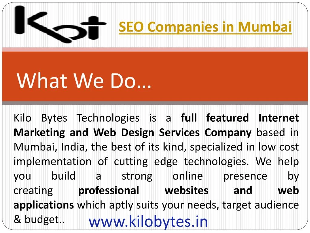 seo companies in mumbai
