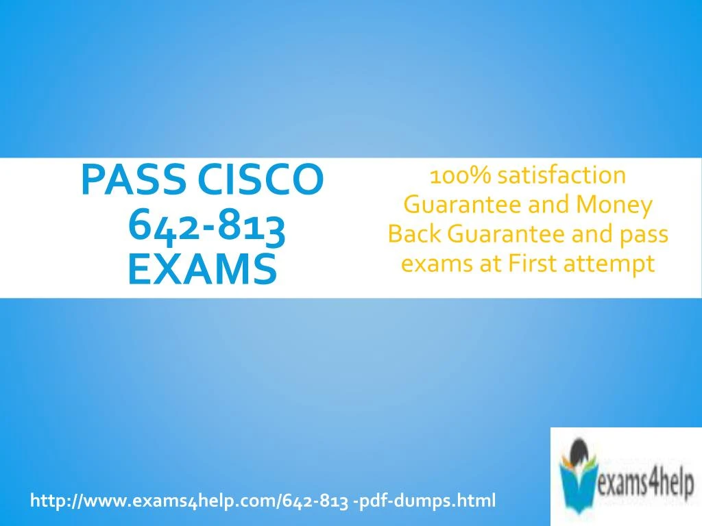 pass cisco 642 813 exams