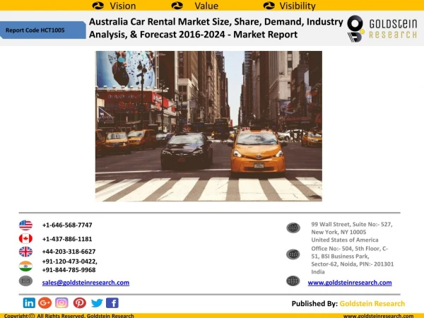 Australia Car Rental Industry