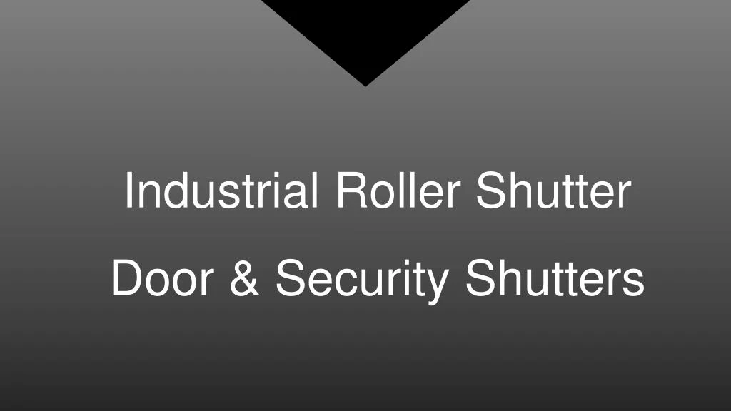 industrial roller shutter door security shutters