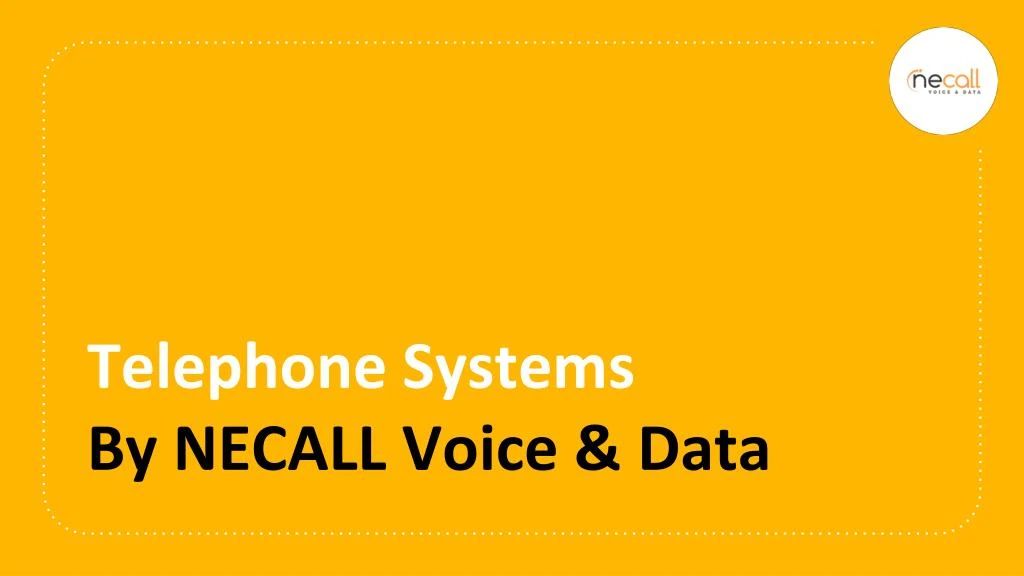 telephone systems by necall voice data