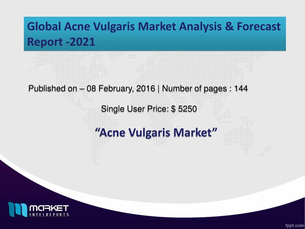 global acne vulgaris market analysis forecast