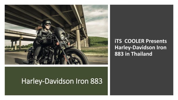 Buy Harley-Davidson Iron 883 in Thailand