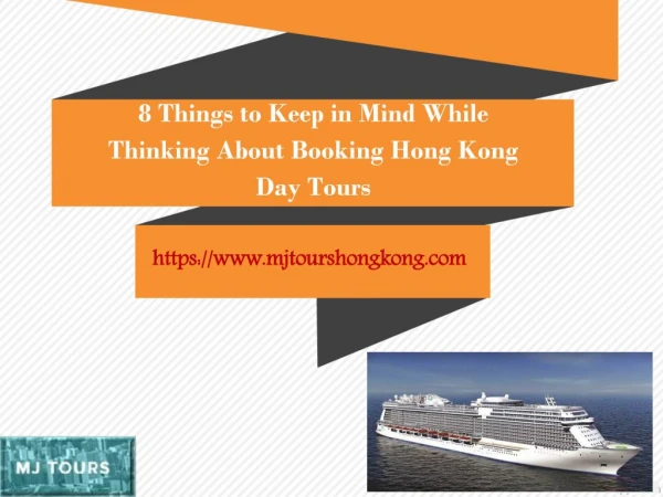 8 Things to Keep in Mind While Thinking About Booking Hong Kong Day Tours