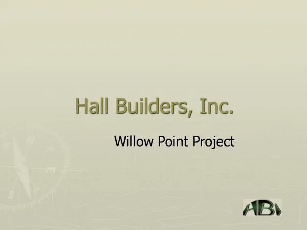 Hall Builders, Inc.