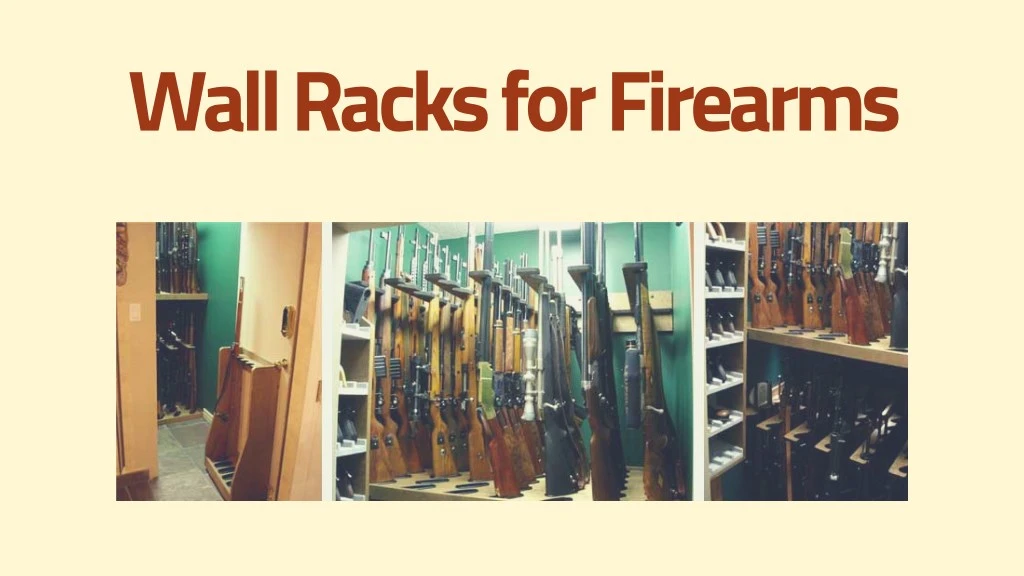 wall racks for firearms