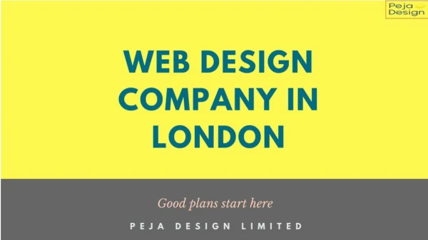 Best Web Design Company In London - PEJA Design Limited
