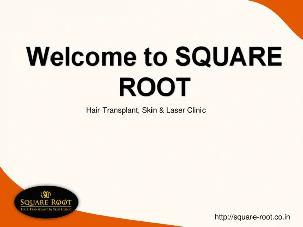 Men Hair Loss Specialist/ Doctor in Gurgaon - Square Root Clinic