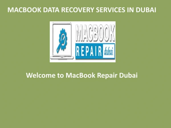 MacBook Data Recovery Service In Dubai by MacBook Repair Dubai