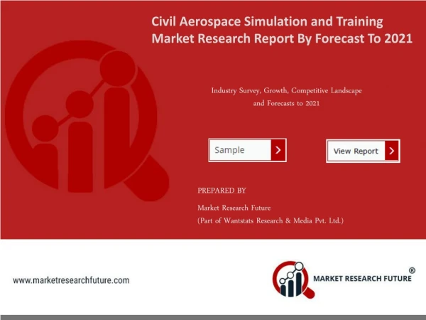 Civil Aerospace Simulation and Training Market Research Report – Global Forecast 2016-2021