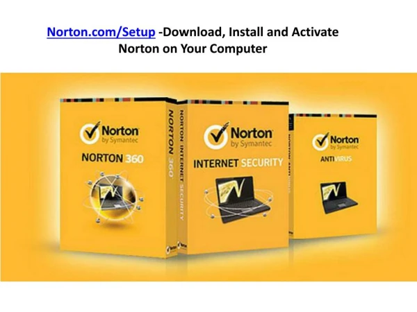 Norton.com/Setup Download Norton on Your Computer