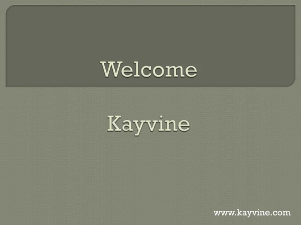 Home & Electricals - Kayvine