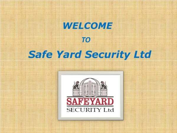 Automatic Gate Repair - Safe yard Security Ltd