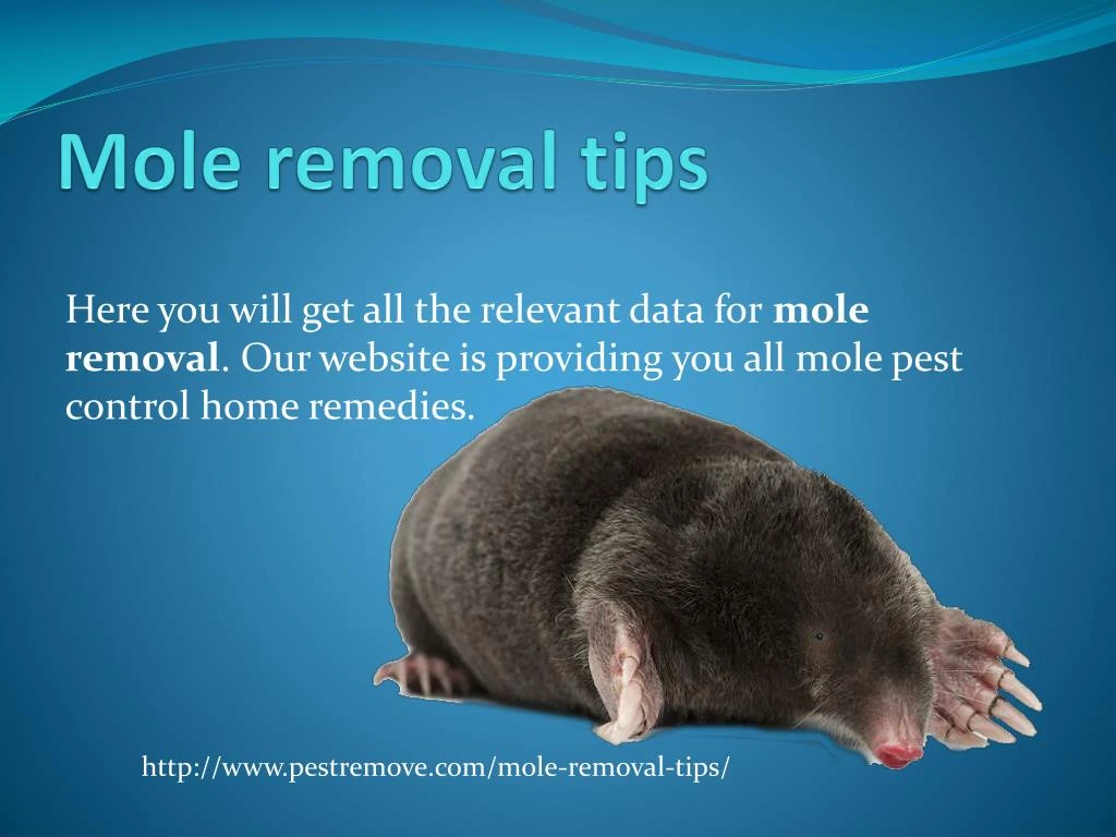 mole removal tips