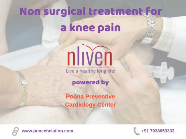 Non surgical knee pain treatment
