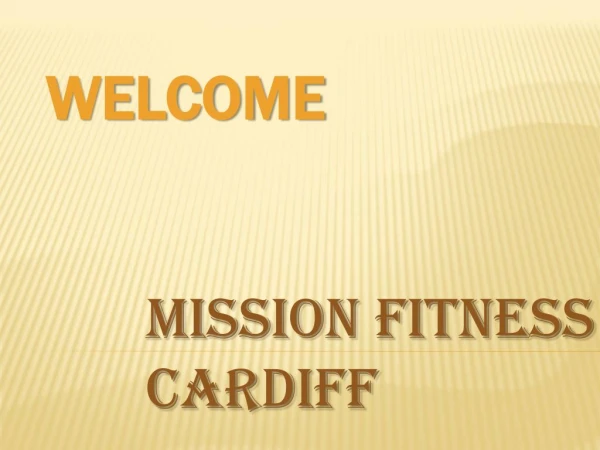 Get the best Gym in Cardiff