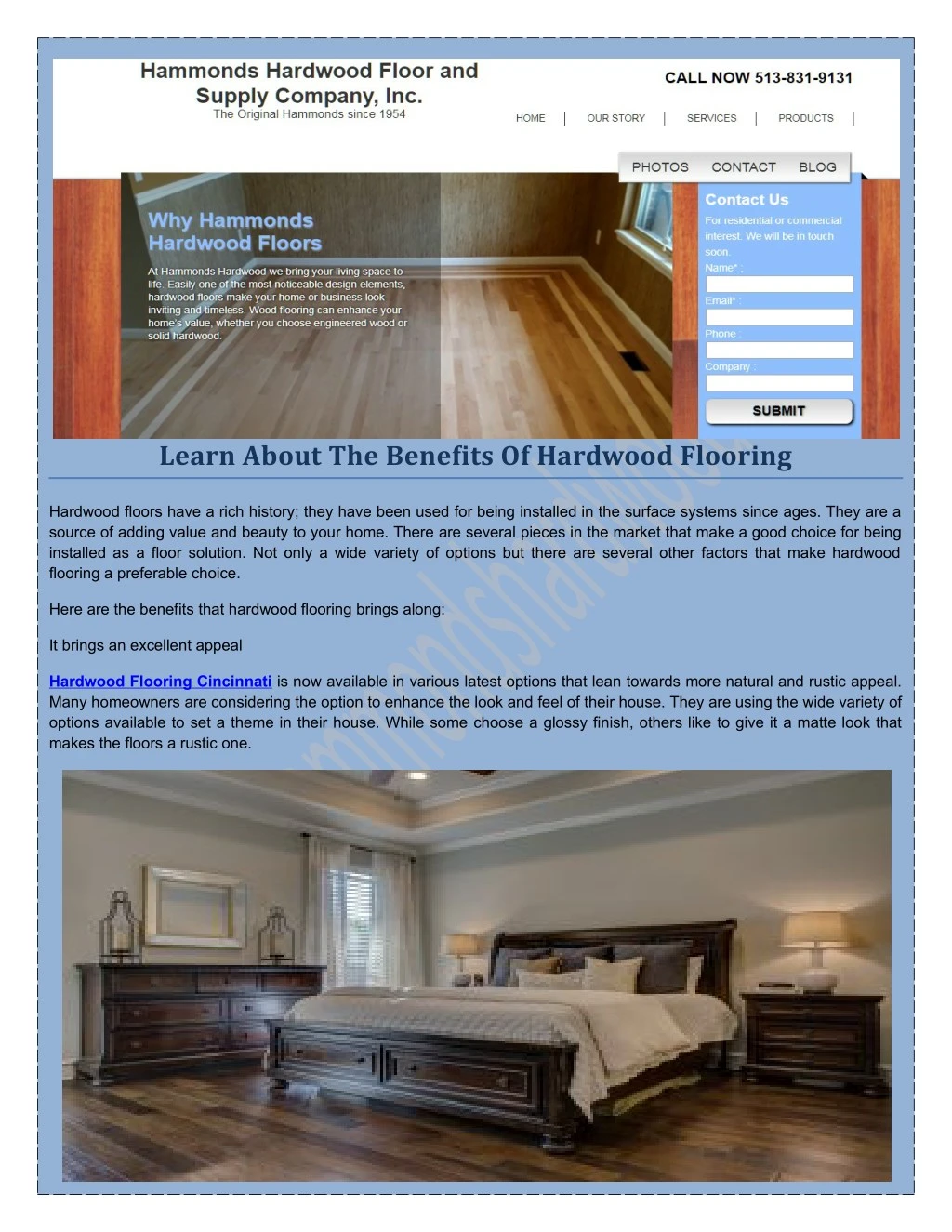 learn about the benefits of hardwood flooring