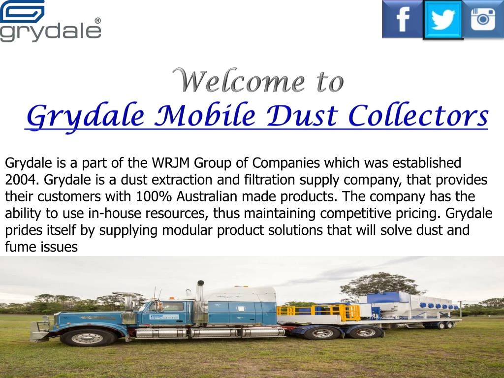 welcome to grydale mobile dust collectors