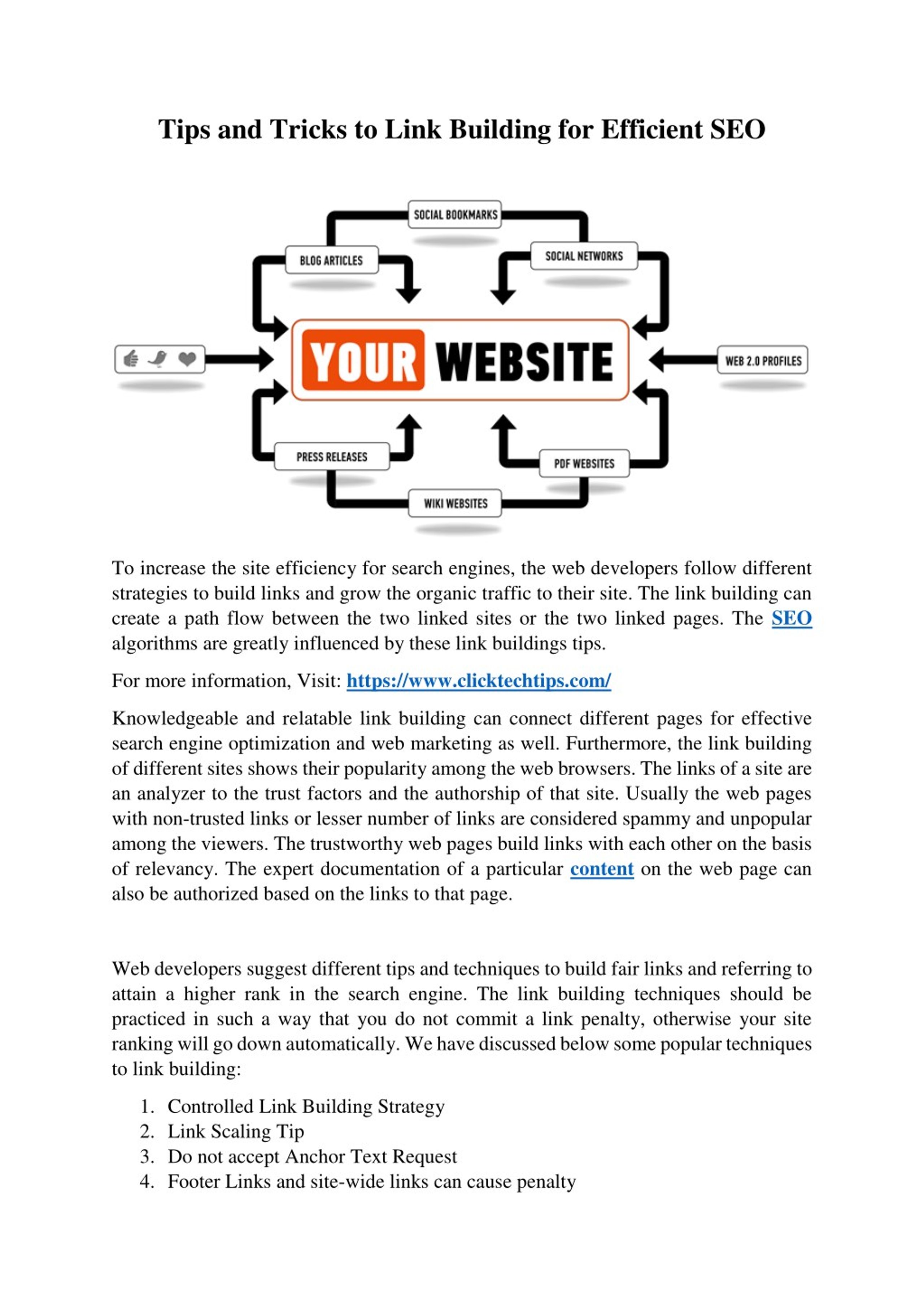 PPT - Tips and Tricks to Link Building for Efficient SEO PowerPoint ...