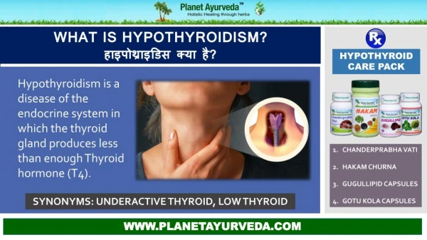 What is The Best Ayurvedic Treatment of Hypothyroidism