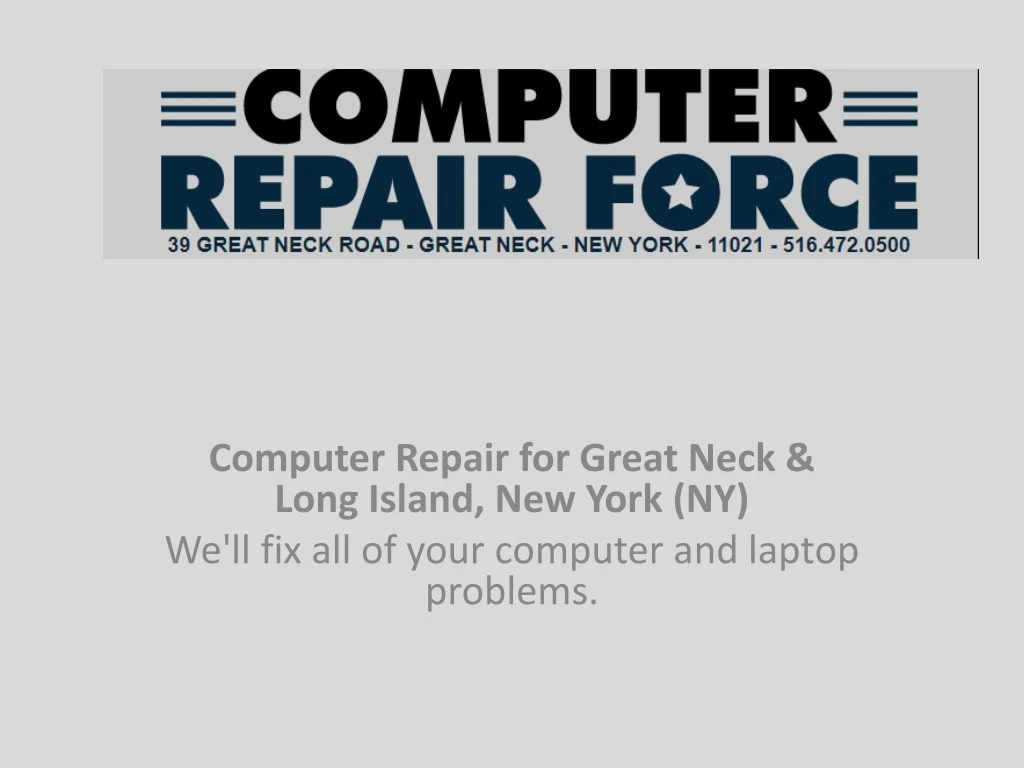 computer repair for great neck long island