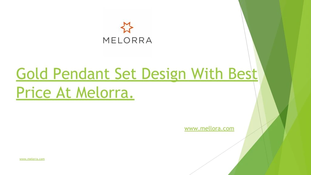 gold pendant set design with best price at melorra