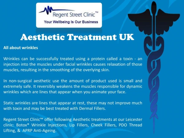 Aesthetic Treatment UK