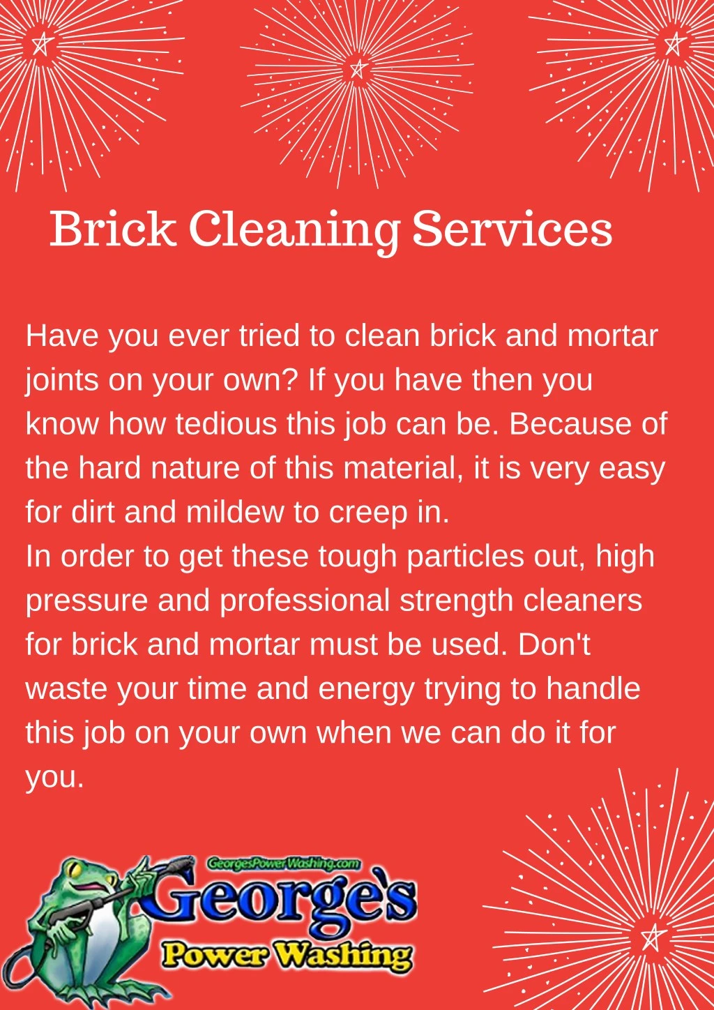 brick cleaning services