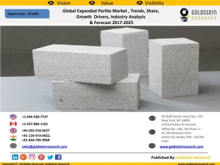 Global Expanded Perlite MarketÂ , Trends, Share, Growth Drivers, Industry Analysis & Forecast 2017-2025 - slide 1
