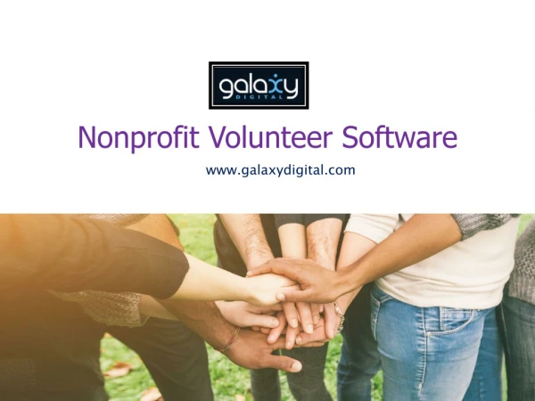 Nonprofit Volunteer Software