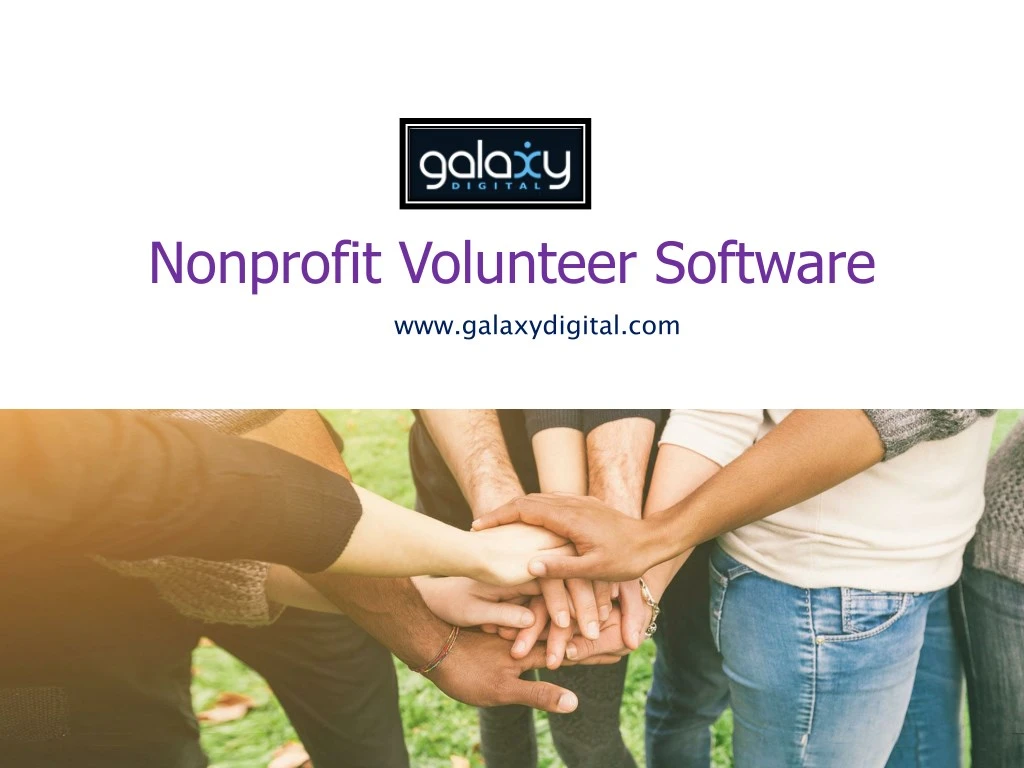nonprofit volunteer software www galaxydigital com