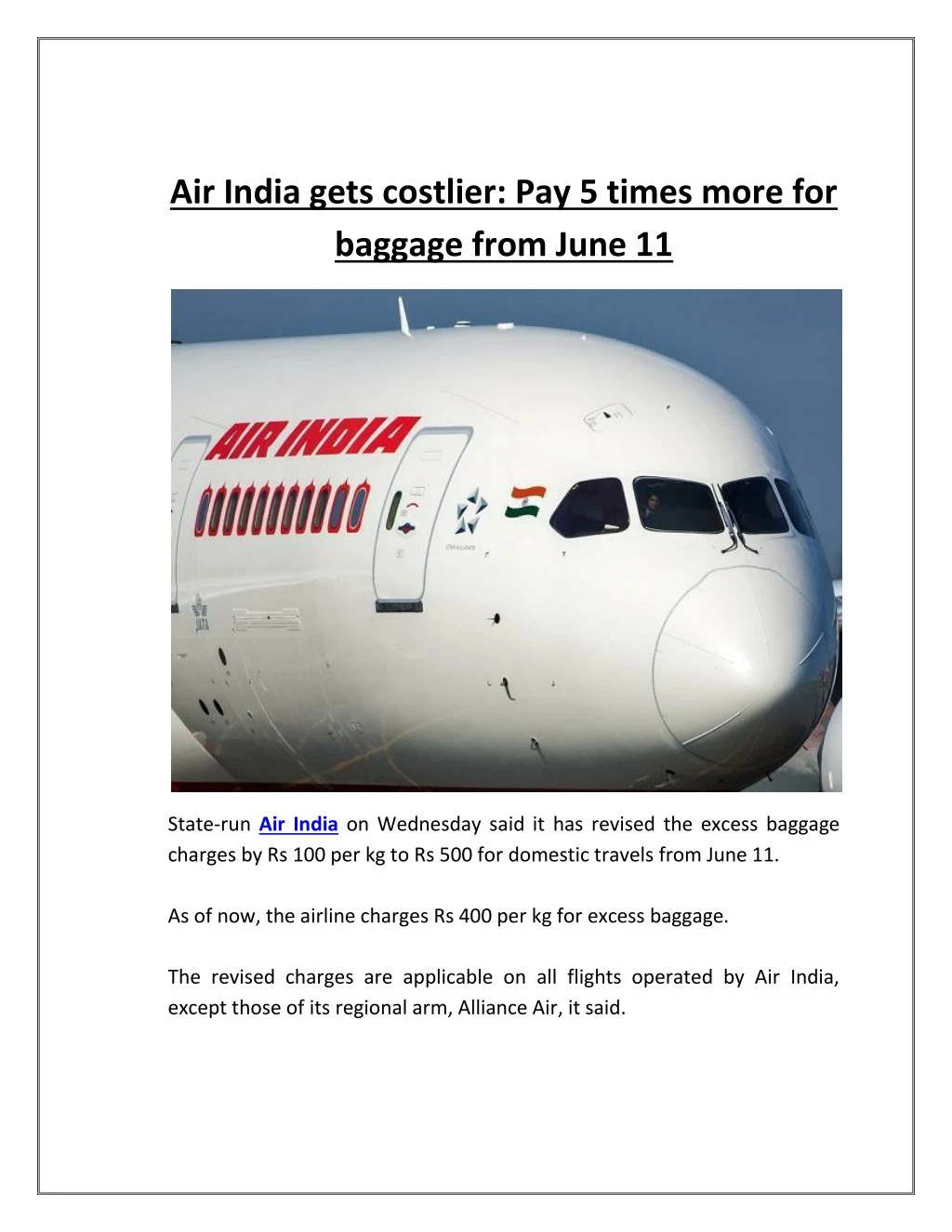 air india gets costlier pay 5 times more