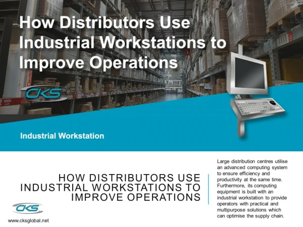 How Distributors Use Industrial Workstations to Improve Operations
