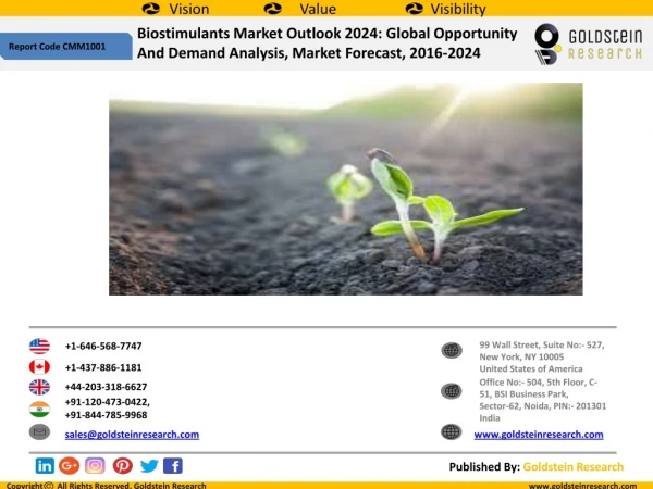 Global Biostimulants Market 2024
