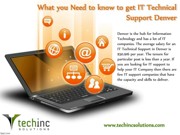 What you Need to know to get IT Technical Support Denver