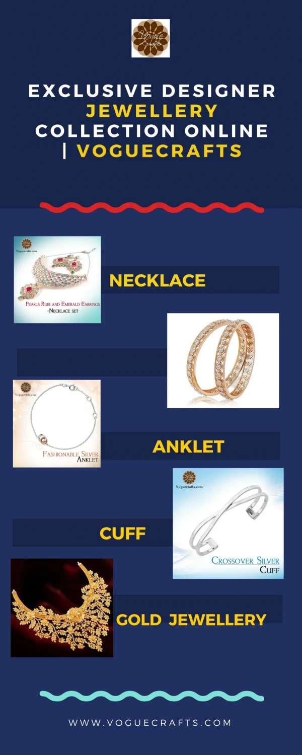 Exclusive Designer Jewellery Collection Online -VOGUECRAFTS