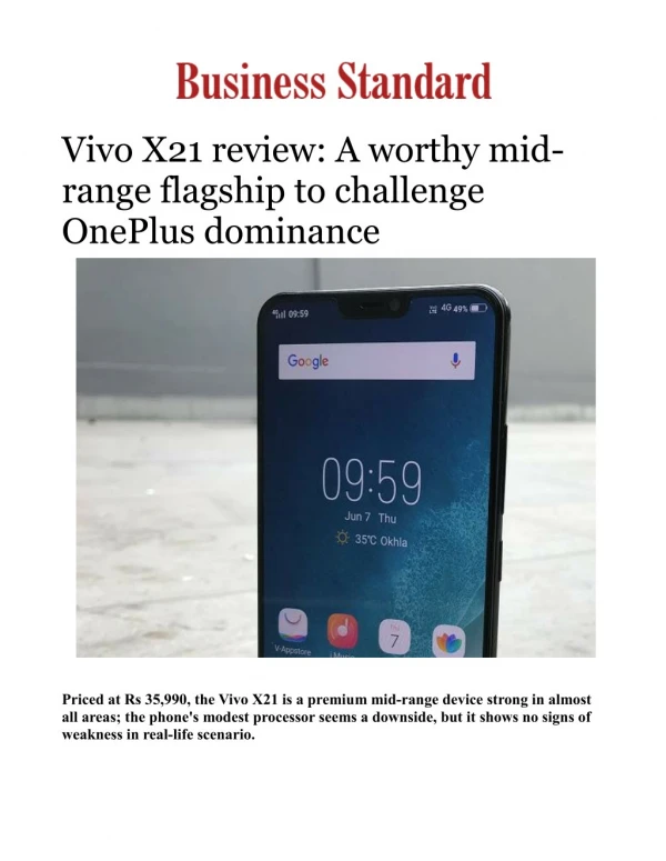 Vivo X21 review: A worthy mid-range flagship to challenge OnePlus dominance 