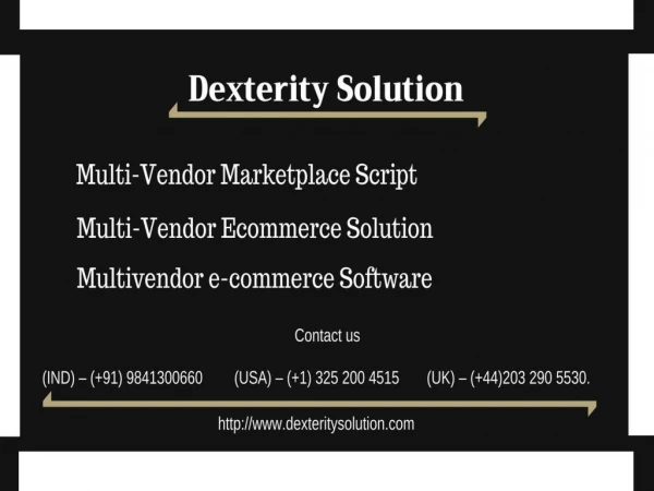 Multi-Vendor Ecommerce Solution | Multivendor e-commerce Software