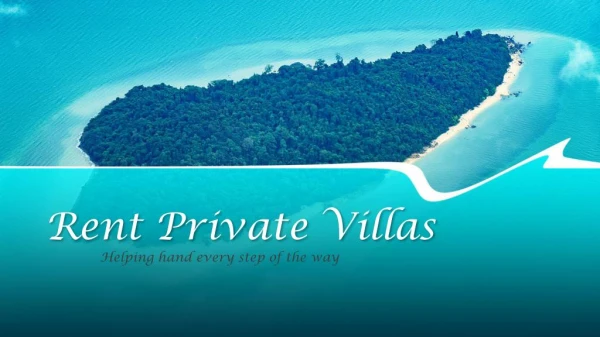 Villas To Rent In Spain - Rent Private Villas