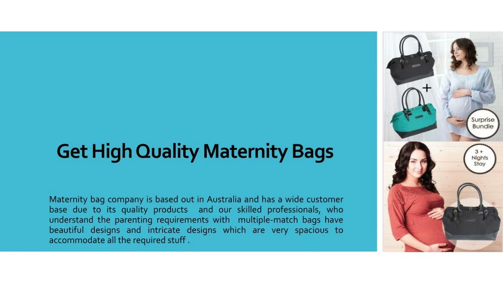 get high quality maternity bags