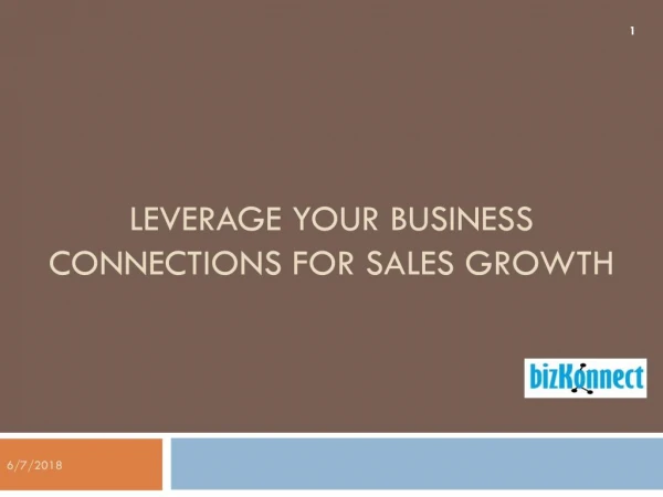 Special offer to grow your sales - BizKonnect